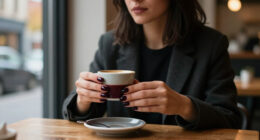 Anne Hathaway’s “Cherry Noir” Manicure Is Fall’s Moodiest Nail Trend