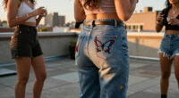 Bella Hadid Brings Back Y2K Butterfly-Embroidered Jeans For Her 30Th Birthday