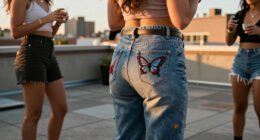 Bella Hadid Brings Back Y2K Butterfly-Embroidered Jeans For Her 30Th Birthday