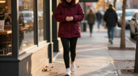 Hold The Black Jackets—J.Law's Winter Jacket Color Makes Leggings And Sneakers Look Way Chicer