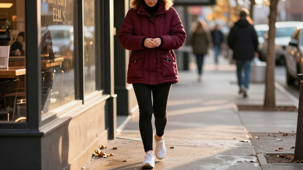 Hold The Black Jackets—J.Law's Winter Jacket Color Makes Leggings And Sneakers Look Way Chicer