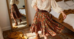 How To Wear A '70S Boho Blouse With Granny Skirts This Autumn 2026