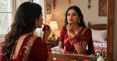 Karwa Chauth Makeup Trends 2026: 7 Festive Looks, From Soft Glam To Classic Red Lips