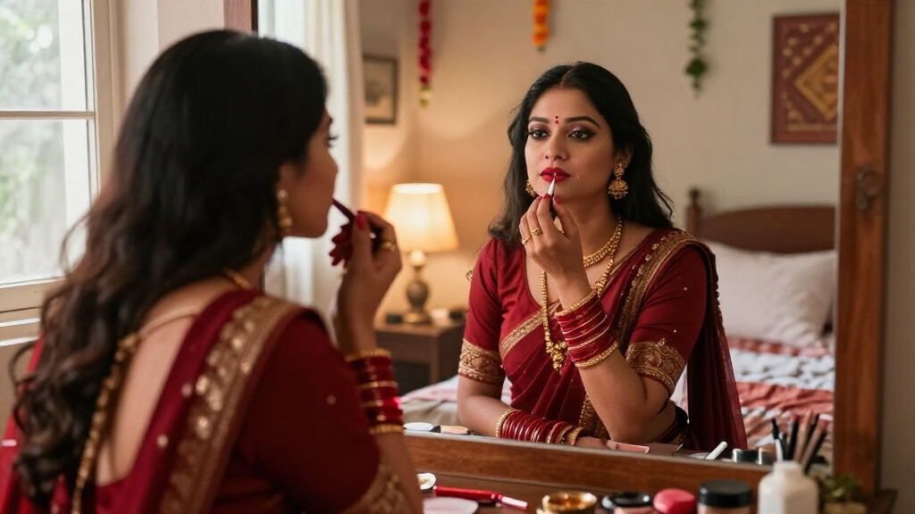 Karwa Chauth Makeup Trends 2026: 7 Festive Looks, From Soft Glam To Classic Red Lips